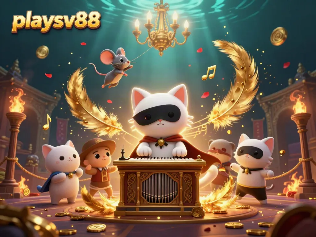Experience thrilling wins with playsv88 at a vibrant casino scene featuring captivating characters.