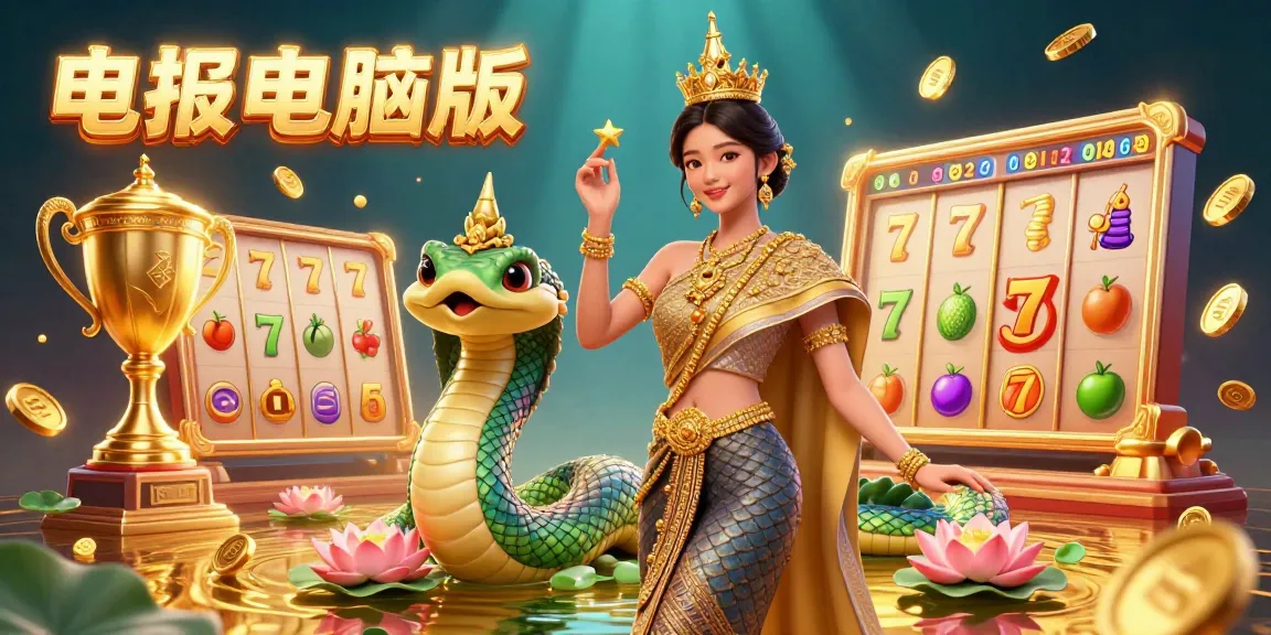 感受电报电脑版带来的大奖时刻的刺激，老虎机转轮在充满活力的纳迦蛇旁旋转。
