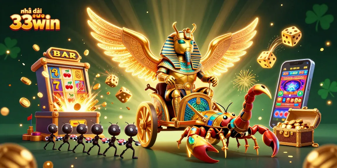 Engage with the vibrant world of Nhà cái 33win featuring dynamic characters and thrilling casino elements.