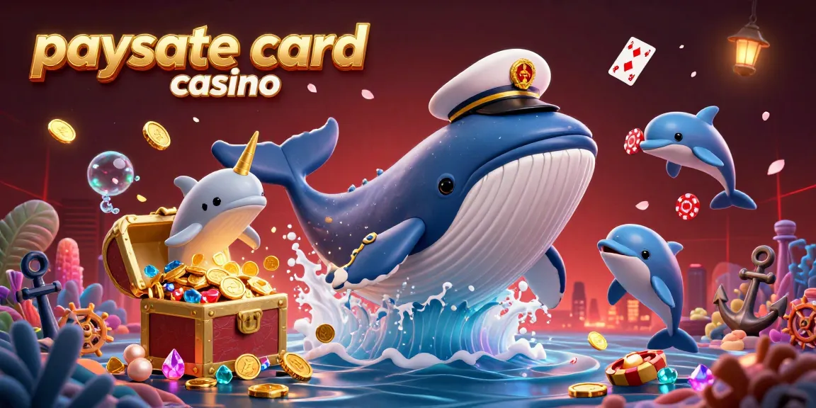 Erleben Sie die Aufregung des Paysafe Card Casinos mit lebhaften Charakteren und spielerischen Elementen in einer reichen Unterwasserszene.