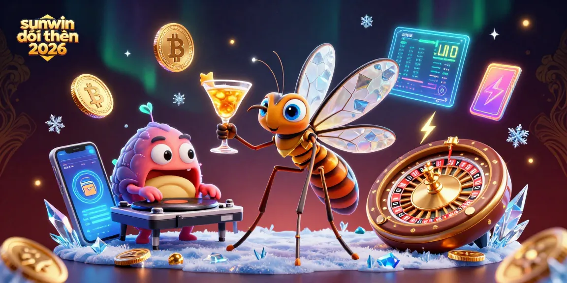 Experience the thrill of sunwin đổi thưởng 2026 with vibrant casino characters and gold coins in action.