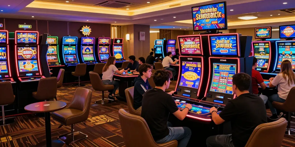 Giocatori coinvolti che vivono l'esperienza dei migliori casino online in un'atmosfera vibrante con dealer dal vivo e giochi emozionanti.