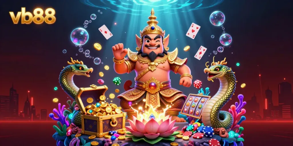 Experience thrilling gaming excitement with vb88 in a vibrant underwater casino adventure.
