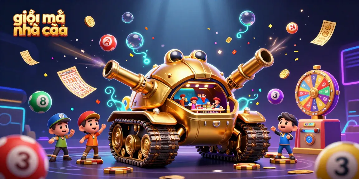 Experience the excitement of giải mã nhà cái with a vibrant 3D cartoon illustration of a golden beetle tank casino.