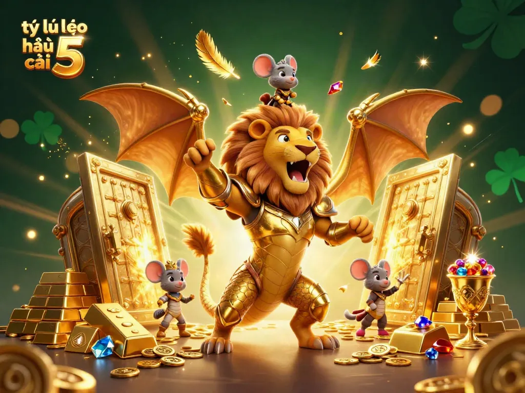 Experience thrilling action with tỷ lệ kèo nhà cái 5 in this vibrant 3D casino scene.